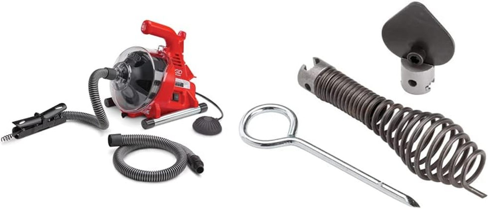 Powerclear 120V Drain Cleaning Machine Kit & T-240 Tool Set for K-3800/K-400