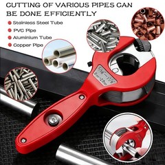 Ratcheting Tubing Cutter 5/16 to 1-1/8 Inch Copper Pipe Cutting Tool