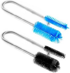 2 Pcs Flexible Drain Pipe Cleaning Brush, 36&Prime; Extra Long Double Ended Nylon Bris