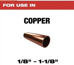 Milwaukee 48-22-4251, 1-inch Mini Copper Tubing Cutter, Cuts: 1/8&rdquo; -to- 1-1/8&rdquo;