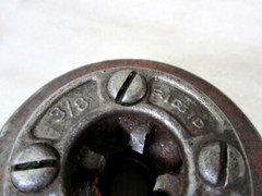 Ridgid Tools No. 12R Manual Ratcheting Threader 3/8&Prime; Die Head Made in USA