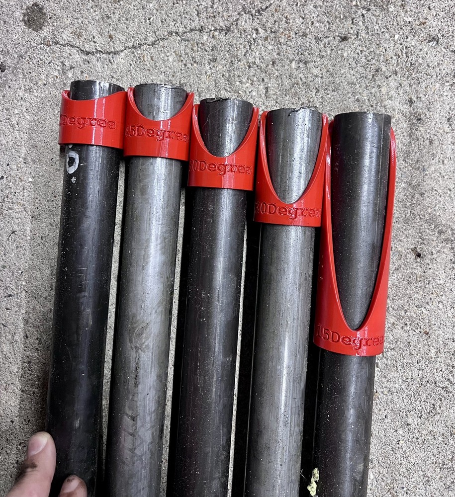1 in O.D. Pipe Angle Cutting Jig 90,45,60,30,15