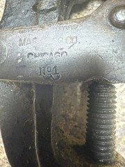 VINTAGE Mark MFG. CO. CHICAGO ILLINOIS, Pipe CUTTER. NO. 1, 1/2&rdquo; To 1-3/8&rdquo; EUC
