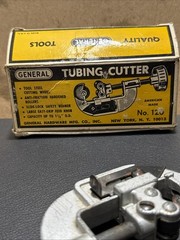 GENERAL TOOLS Heavy Duty l NO. 120 TUBING CUTTER 1/8 &ndash; 1 1/8 -USA MADE