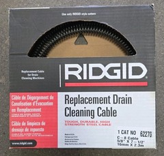 New in box Ridgid Cable 5/8 In X 7-1/2 Ft for K50 machine.