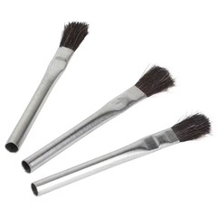 1/2 In. X 5 In. Horse Hair Bristle Acid Flux Brush (3-Pack)