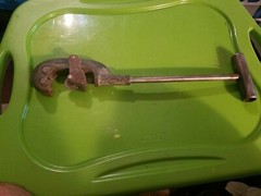 Vintage Dunlap Screw Feed PIPE CUTTER No 1S Capacity 1/2 inch to 1-1/2 inch Used