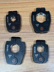 VEVOR 5PCS VUS Pressing Kit, Press Rings (1/2&Prime;, 3/4&Prime;, 1&Prime;, 1-1/4&Prime;) & R8 Jaw 32 KN