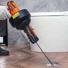 Cordless 12V Drain Auger, 25FT Plumbing Snake with Battery & Charger Included