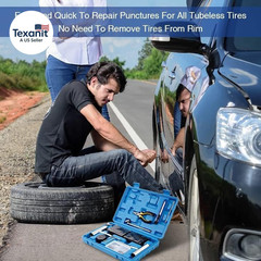 Flat Tire Repair Kit with Plug 68 Pcs for Car, Motorcycle, ATV, Jeep, Truck, Tra