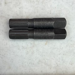 Ridgid Longrip 3/8&Prime; Drive 1/2&Prime; Drill Pipe Extractor No. 82 USA &ndash; Set of 2
