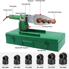 Versatile Plastic Pipe Welder (110-220V) &ndash; Weld PP, PP-R, PE, PP-C Pipes with ..