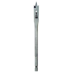 IRWIN 88807 SPAD BIT 7/16&Prime; 6&Prime; HIGH CARBON STEEL 1/4&Prime; HEX SHANK