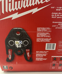 New! Milwaukee 1/4-1-1/8inch RLS ACR Press Jaw Kit M18 FORCE LOGIC 49-16-2662R