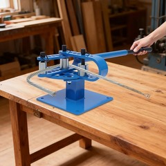 Pipe Tube Bender, Manual Bench Bending Machine Tube Bender 7 Dies Set NEW