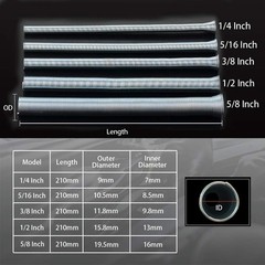 Spring Tubing Benders Kit for Pipe O.D. 1/4, 5/16, 3/8, 1/2, and 5/8 Inch 5 i&hellip;
