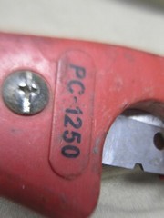 RIDGID PC-1250 PLASTIC TUBING CUTTER