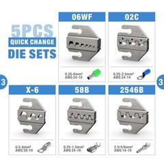 iCrimp Quick Change Ratcheting Crimper Tool Kit, Automotive Service Kit, for &hellip;