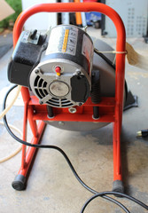 Ridgid K375, 1/3HP./115V Drum Drain Cleaning Machine w/C-32 Cable(75&prime;)