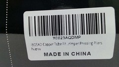IBOSAD Copper Tube Flaring/Crimper Pressing Pliers, Black