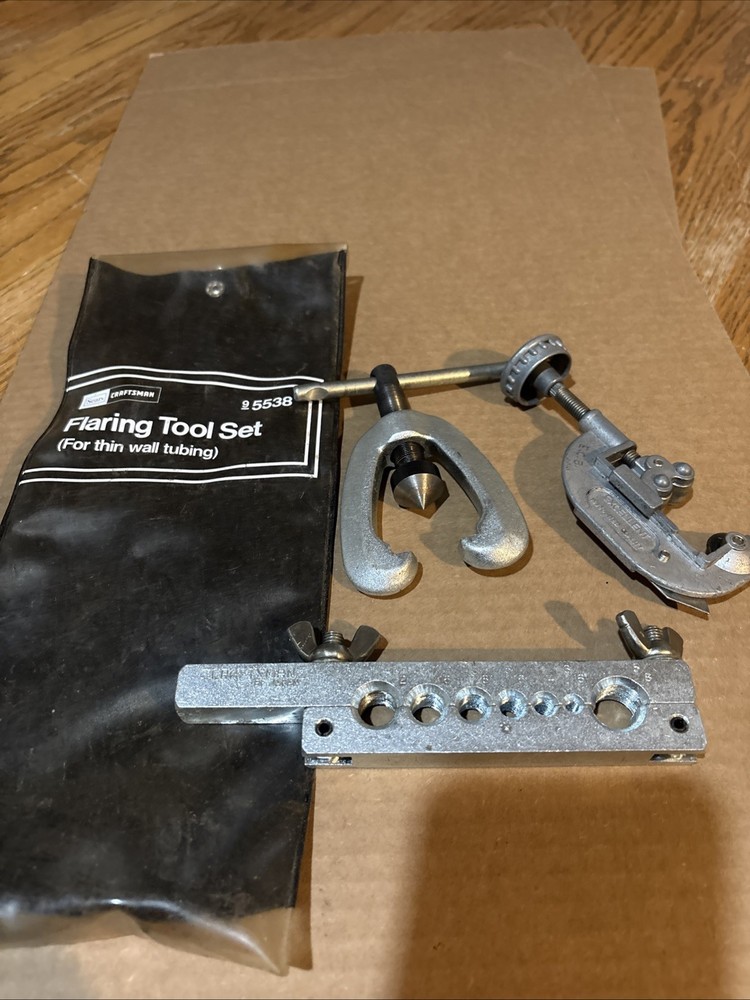 VINTAGE CRAFTSMAN BF JAPAN FLARING TOOL SET 9 5538