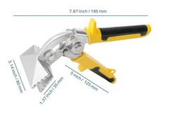 3-Inch Curved Jaw Offset Sheet Metal Bender Tools, Sheet Metal Hand Seamer for B