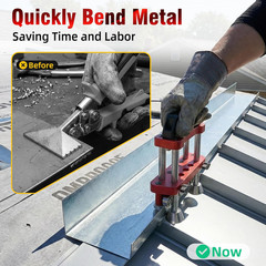 Dual-Axis Sheet Metal Roller Bender, 0-100&deg; Adjustable, 7In Working Length, 0.2-