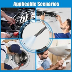 Pipe Inspection Camera Endoscope Video Sewer Drain Cleaner Waterproof Snake USB