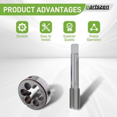 3/4-16 Right Hand Thread Tap and Die Set UNF HSS 0.75in &ndash; 16 TPI for Precision