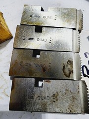Oster Quad 7/8- 9 NC High Speed Bolt Die Set