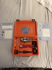 Fenner Drives Flaring Tool Kit Set w/ Orange Hard Case, Flaring Bar & Yoke