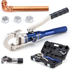 Hydraulic Pipe Crimping Tools Copper Tube Fittings With Dies Jaw 1/2&Prime; 3/4&Prime; 1&Prime;