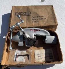 Ridgid 821 Heavy Duty Blade Type Pipe Cutter 535 Pipe Threader New Open Box USA!