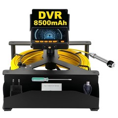 Advanced 164ft Drain Inspection Camera with 6 LED Lights & Meter Counter
