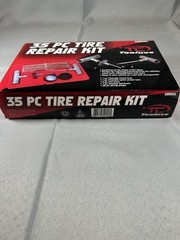 TOOLUXE 50002L -35 Piece Tire Repair Universal Heavy Duty Tire Repair Kit