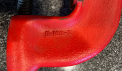 Ridgid #4-s pipe cutter 2&Prime; to 4&Prime; capacity