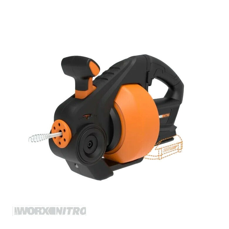 WX891L.9 WORX Nitro 20V Power Share 25 ft. Cordless Drain Auger &ndash; Tool Only
