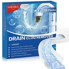 Drain Clog Remover 18 Packs Fast Acting Cleaner Powders for 18 Pack