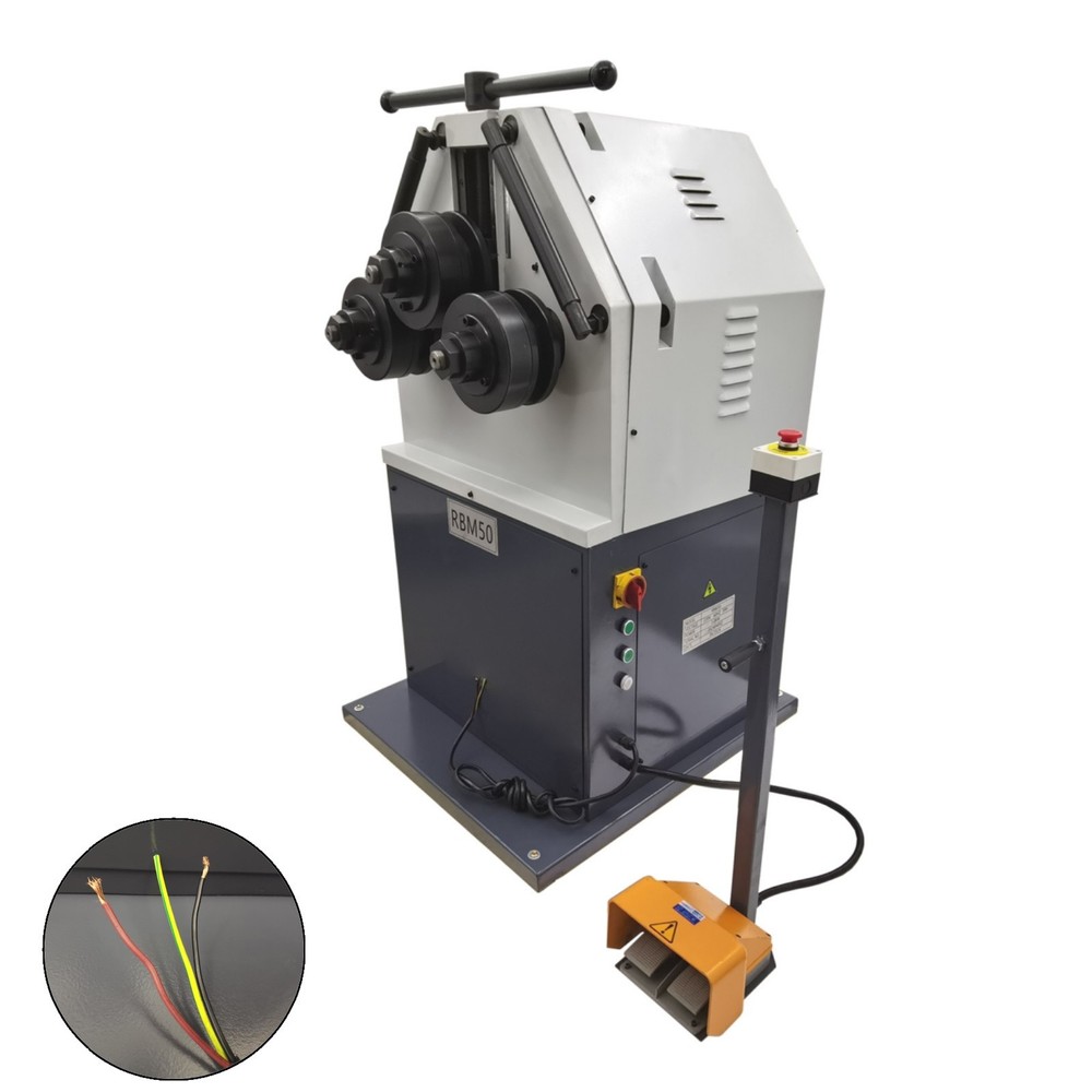 Steel Pipe Bender Steel Plates Press Bender 220V 2.2 KW Pipe Roller 2&Prime;