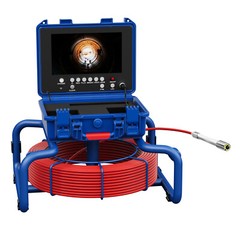 Sewer Camera w/ 512Hz Self Leveling 328FT/100M HD Drain Pipe Inspection Camera