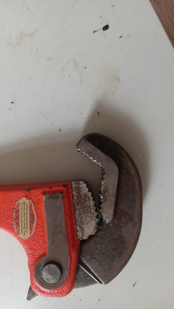 used ridgid rapid grip 12 inch wrench