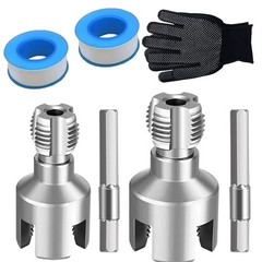 Plumbing Tool Set 1/2 In 3/4 In Threader With Anti Slip Handle And Maintenance