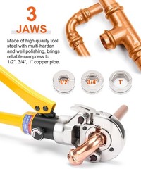 Hydraulic Copper Tube Crimping Tool,Copper Pipe Fittings Crimping &Plumbing Tool