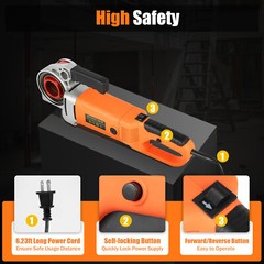 2300W Electric Threading Machine with 6 Dies, Portable Pipe Threading Tool Set