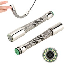 7&rdquo; DVR 16G Pipe Inspection Sewer Camera 20M Self-Leveling Endoscope 512HZ Signal