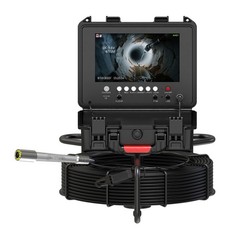 9&Prime; Monitor Sewer Camera Pipe Inspection Camera w/ Meter Counter 7mm/50M 32GB