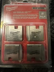 Milwaukee 48-36-1112 2 in NPT Pipe Threading Dies New