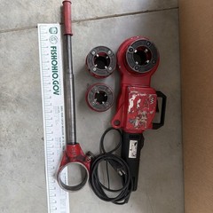 REED 700PD POWER DRIVE HANDHELD PIPE THREADER & THREADER DIES, RATCHET