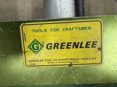 Greenlee 883 Hydraulic Pipe Bender w/ Dies, Shoes, 1-2.5in Pipe Sizes