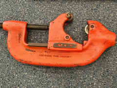 Ridgid No. 4-S Pipe Tubing Cutter 2&Prime; &ndash; 4&Prime; Capacity Made in USA Pre-owned